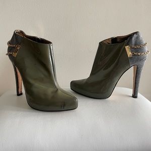 ESCADA Leather Ankle Boots, SIZE IT36.5